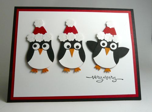 Penguin Christmas!  I Stamped That!